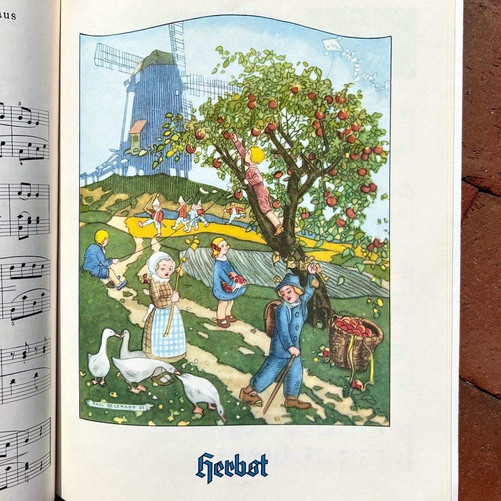 Kinder-Lieder Album Songbook German Childrens Songs Piano